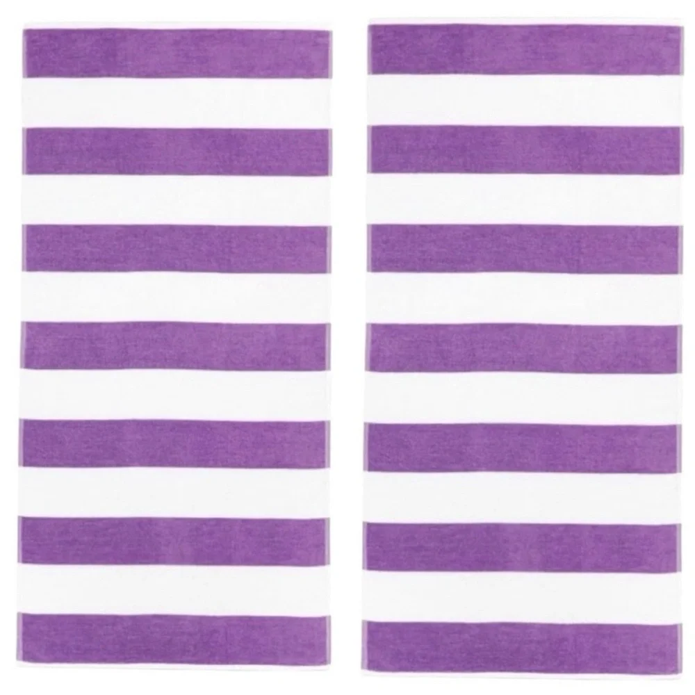 Travel Size Beach Towels Two Purple Sun Squad